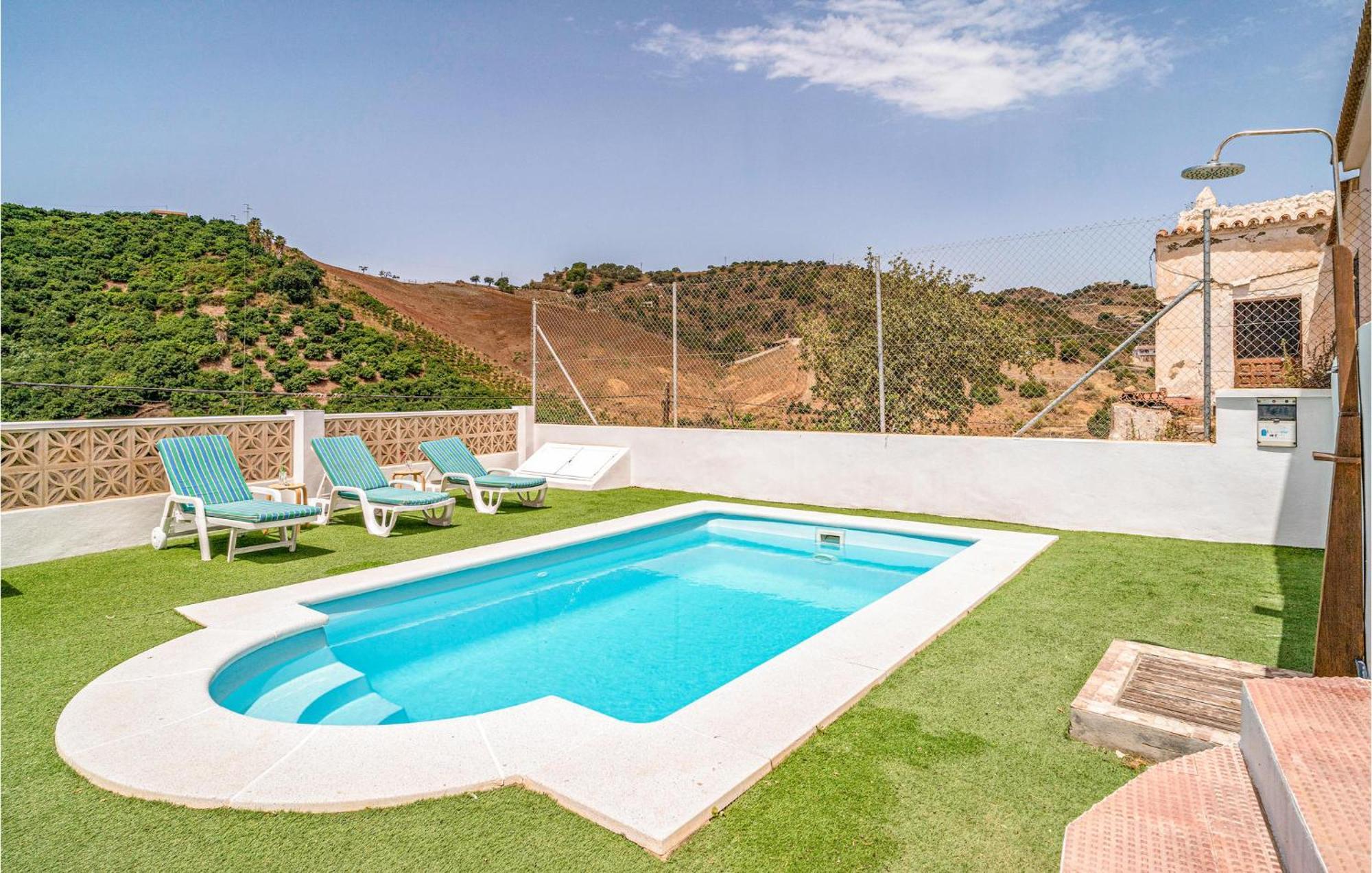 Gorgeous Home In Cajiz With Wifi Cajís Buitenkant foto