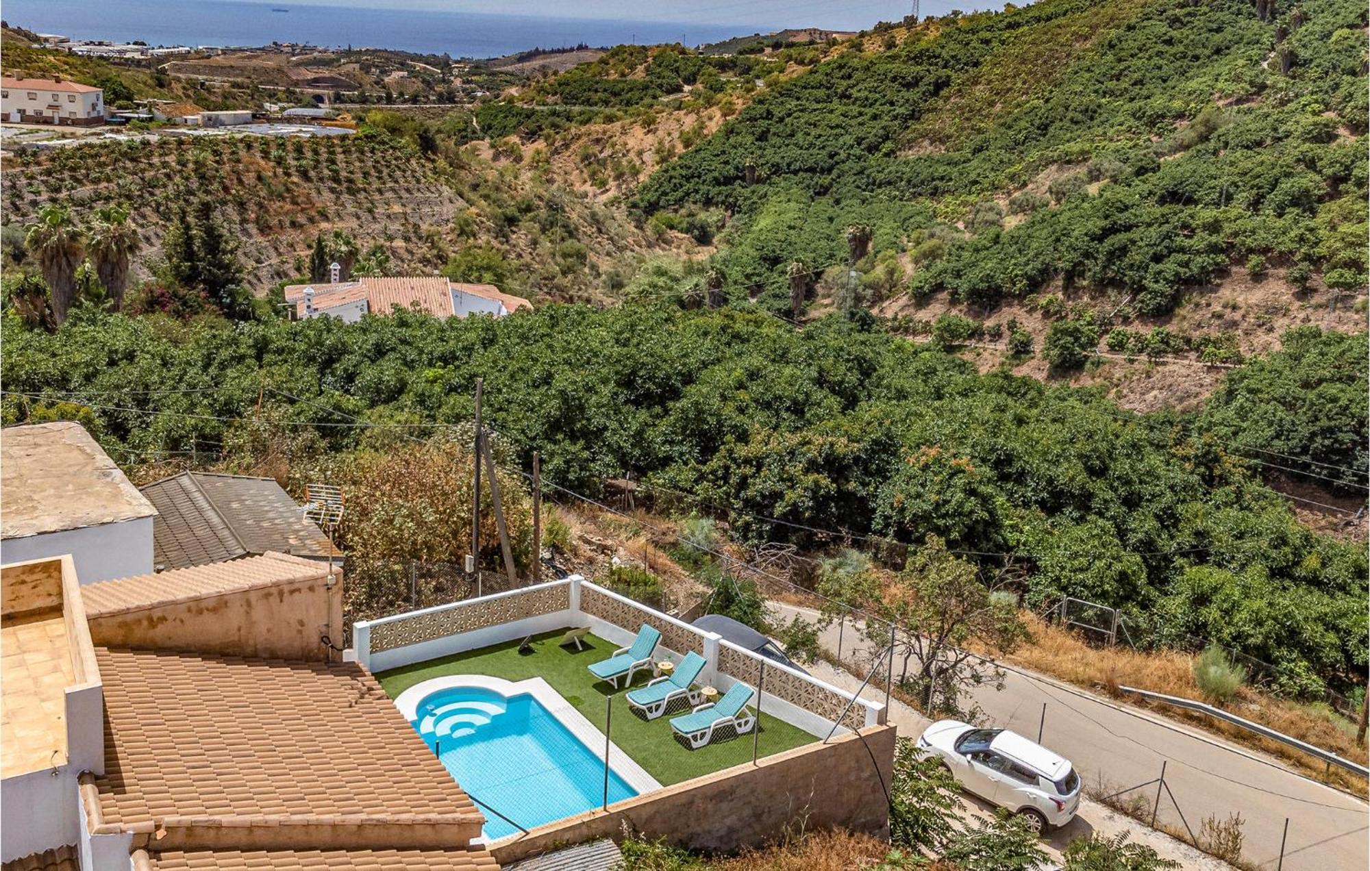 Gorgeous Home In Cajiz With Wifi Cajís Buitenkant foto